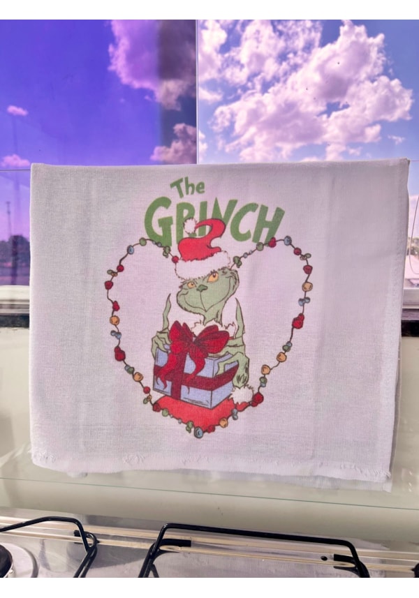 Pano de Prato - Grinch