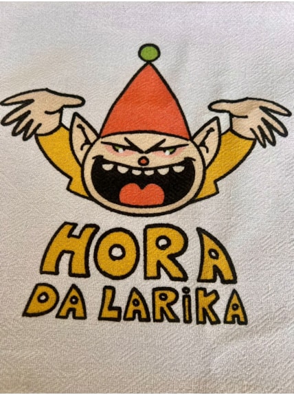Pano de Prato - Hora da larika