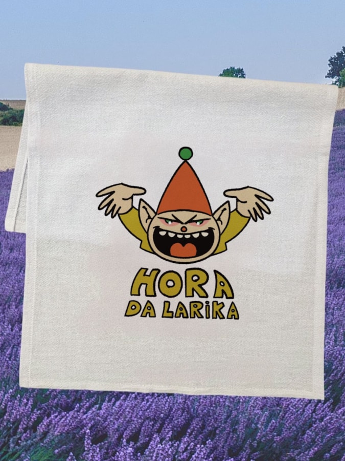Pano de Prato - Hora da larika — imagem 1