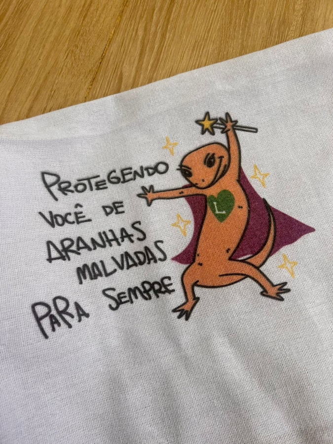 Pano de Prato - Lagartixa — imagem 2