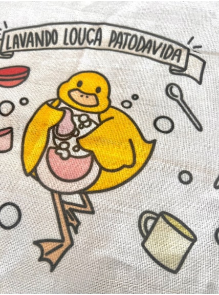 Pano de Prato - Lavando Louça Patodavida