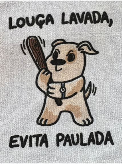 Pano de Prato - Louça Lavada Evita Paulada