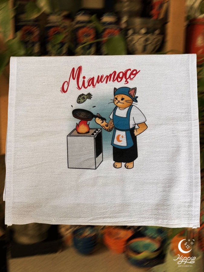 Pano de Prato - Miaumoço — imagem 1