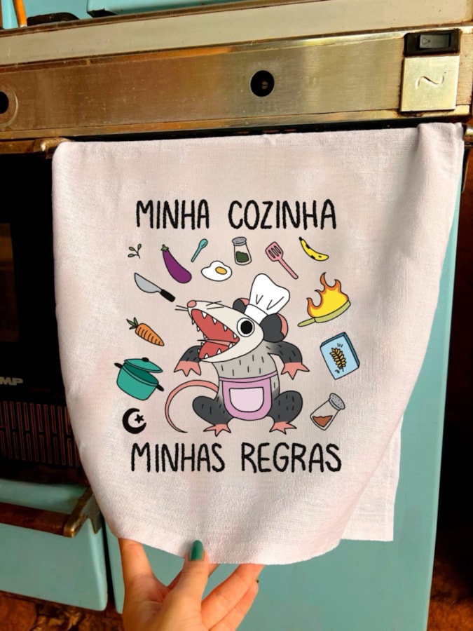Pano de Prato - Minha cozinha minhas regras — imagem 1