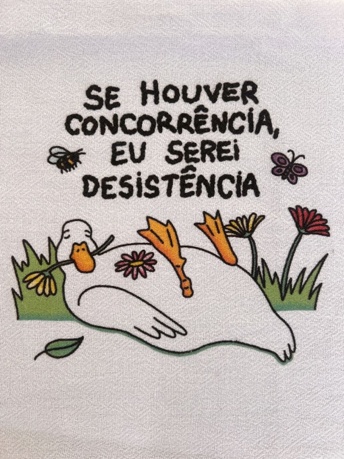 Pano de Prato - Pato da desistência — imagem 2