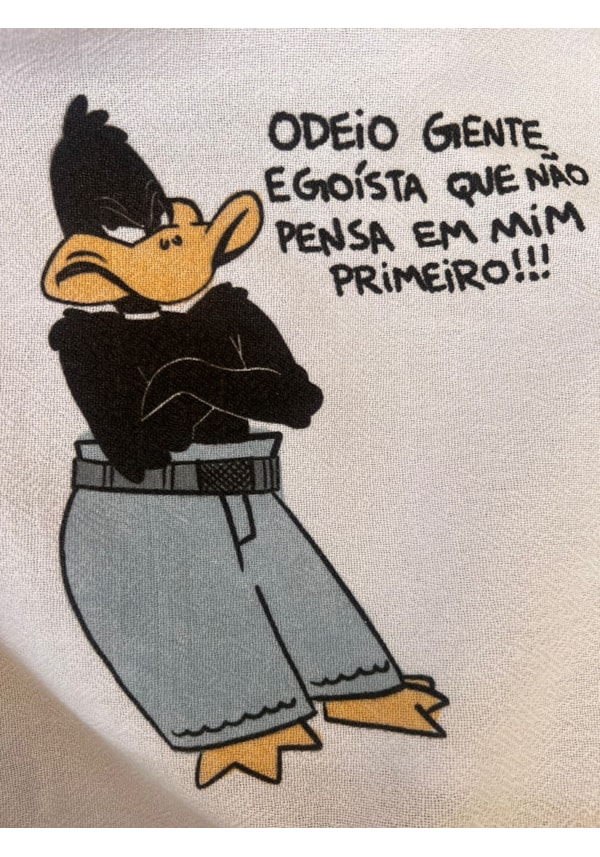 Pano de Prato - Patolino Odeia