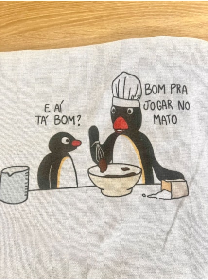 Pano de Prato - Pingu Na Cozinha