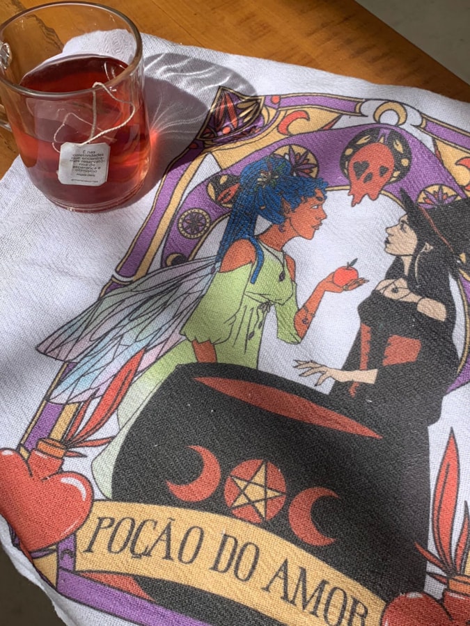Pano de Prato - Poção do Amor — imagem 2