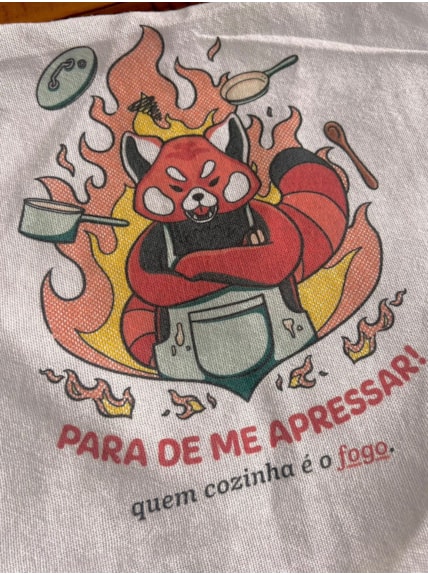 Pano de Prato - Quem Cozinha é o Fogo