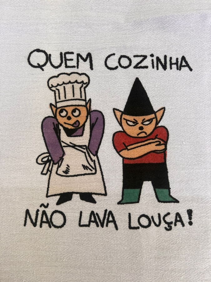 Pano de Prato - Quem cozinha não lava a louça — imagem 2