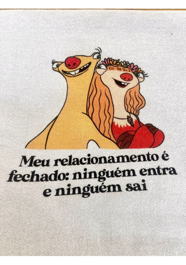 Pano de Prato - Sid Relacionamento Fechado