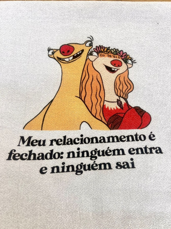Pano de Prato - Sid Relacionamento Fechado — imagem 2