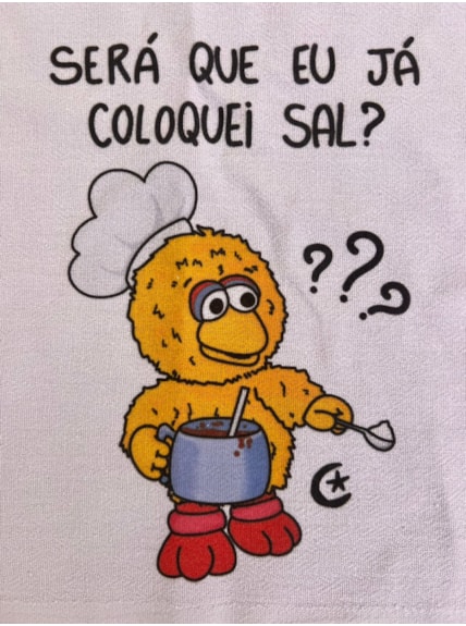 Pano de Prato - “Será que eu coloquei sal?”