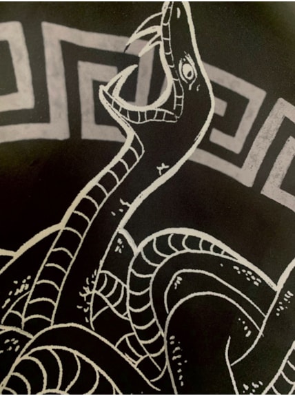Panô Deusa Medusa