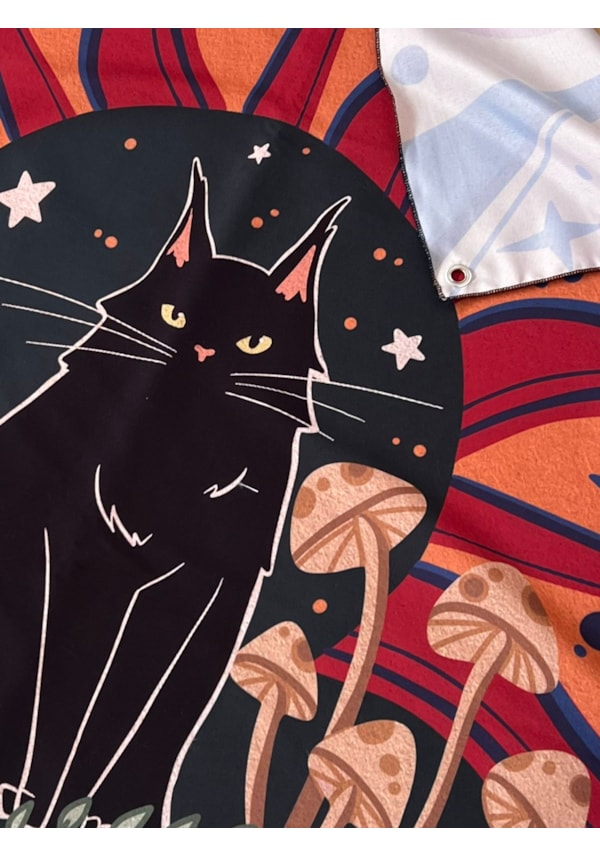Panô Gato Floral
