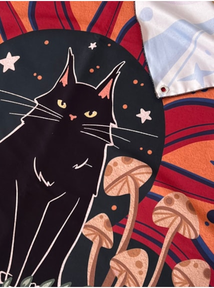 Panô Gato Floral