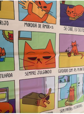 Panô Mãe de Gato Sabe Brincar