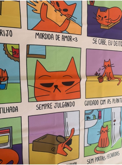 Panô Mãe de Gato Sabe Brincar