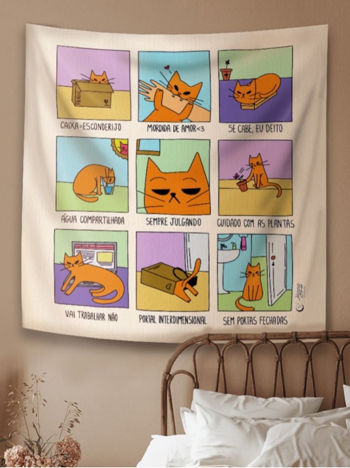 Panô Mãe de Gato Sabe Brincar