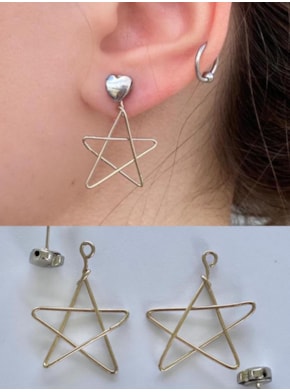 Par de Brincos A Estrela