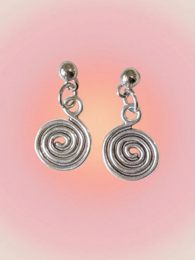 Par de Brincos Espiral — imagem 1
