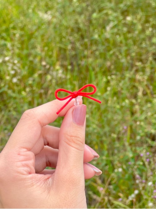 Par de Brincos Laço Coquete Vermelho - Lana Del Rey
