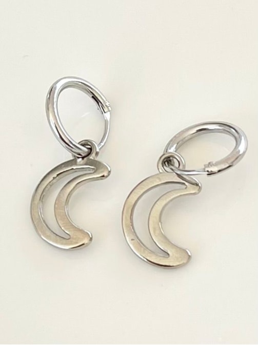 Par de Brincos Luna - Mini Argola