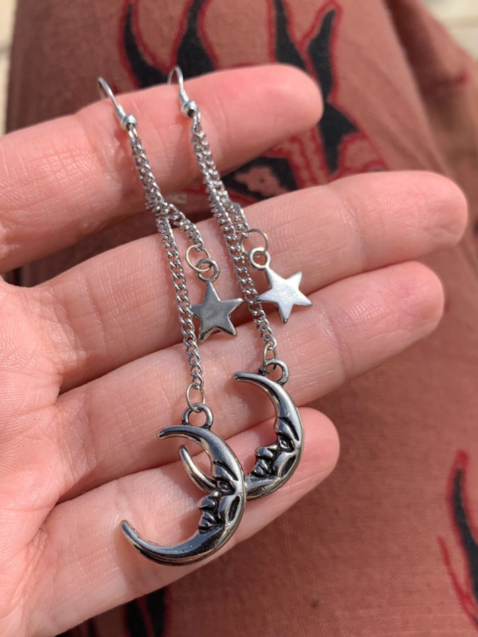 Par de Brincos Romance Lunar — imagem 3