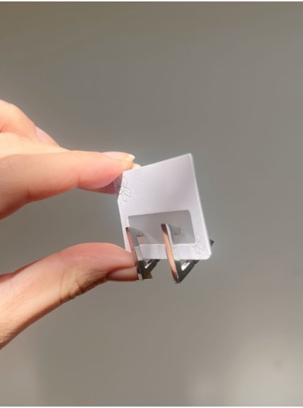 Par de Brincos Triângulo - Aço Hipoalergênico