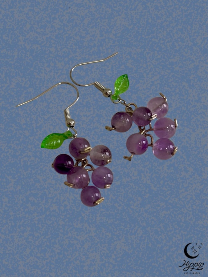 Par de Brincos Uvas — imagem 1