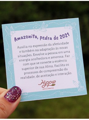 Pedra Amazonita -  Sorte e Proteção