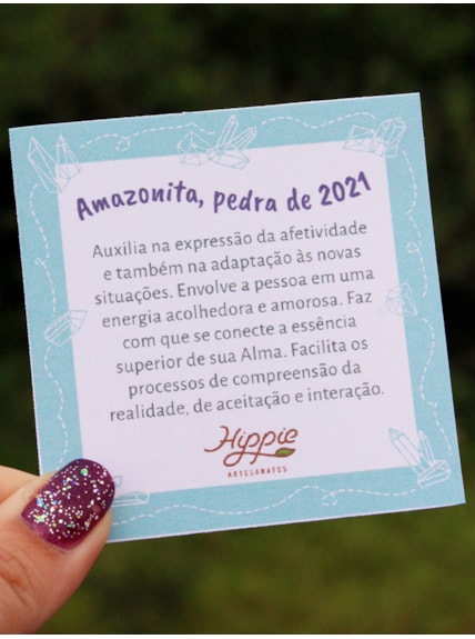 Pedra Amazonita - Sorte e Proteção