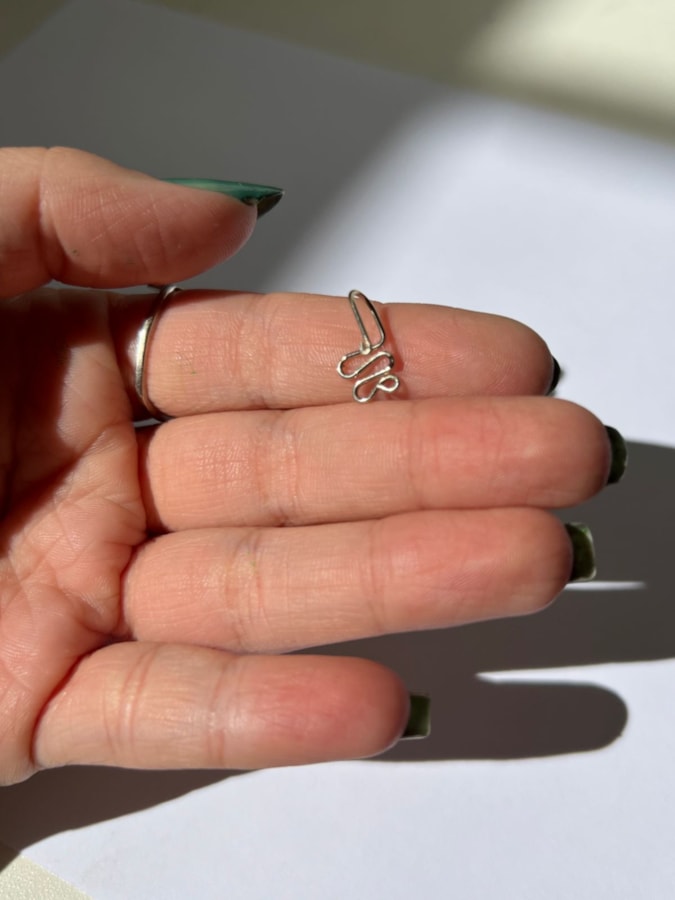 Piercing de Pressão Artesanal - Medusa — imagem 2