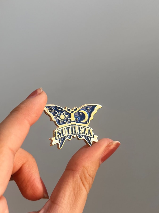 Pin ou Broche - Borboleta Sutileza — imagem 3