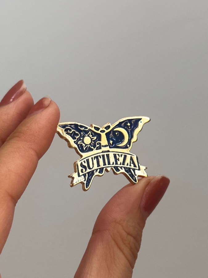 Pin ou Broche - Borboleta Sutileza — imagem 1