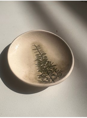 Porta Joias Asparagus 8cm - Cerâmica