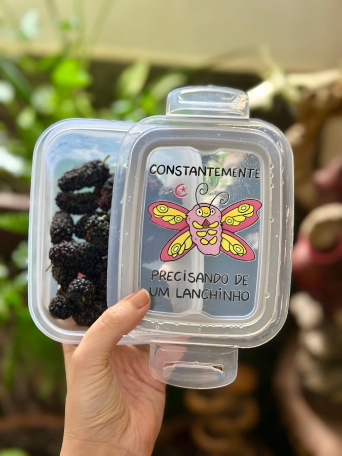 Pote Hermético 550ml - Constantemente precisando de um lanchinho — imagem 3