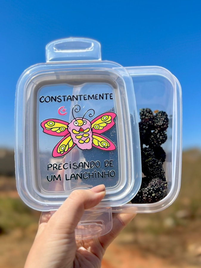 Pote Hermético 550ml - Constantemente precisando de um lanchinho — imagem 1