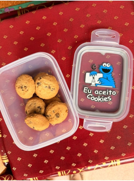 Pote Hermético 550ml - Eu aceito Cookies