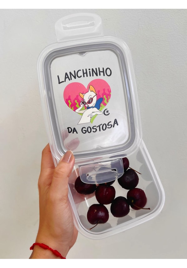 Pote Hermético 550ml - Lanchinho da Gostosa