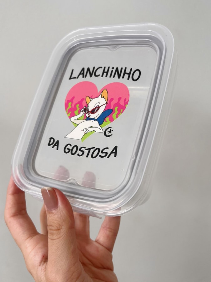 Pote Hermético 550ml - Lanchinho da Gostosa — imagem 3