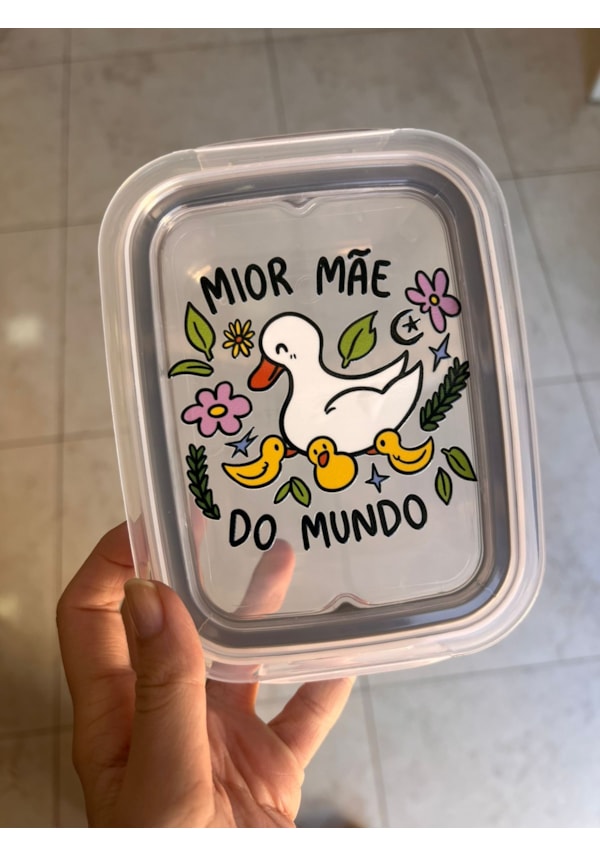 Pote Hermético 550ml - Mior Mãe do Mundo