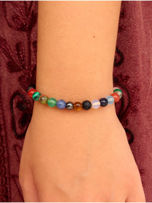 Pulseira 19 Pedras Protetoras