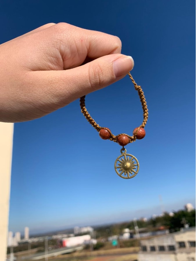 Pulseira 3 Pedras do sol com Sol — imagem 2
