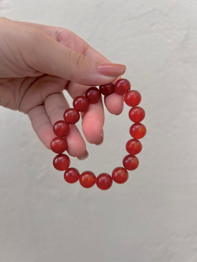 Pulseira Ágata Cornalina — imagem 1