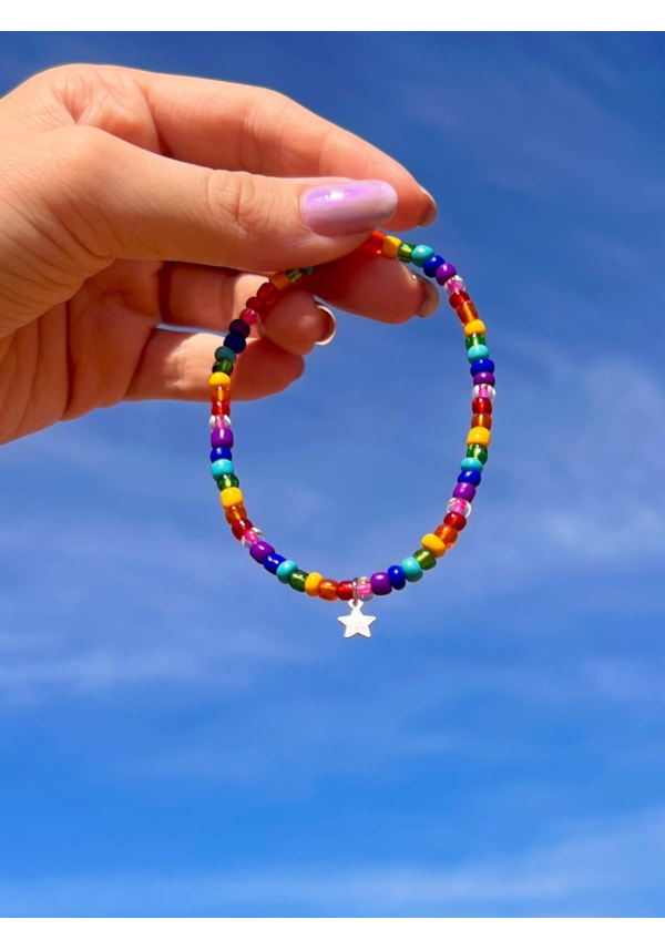 Pulseira Arco-Íris - Estrela