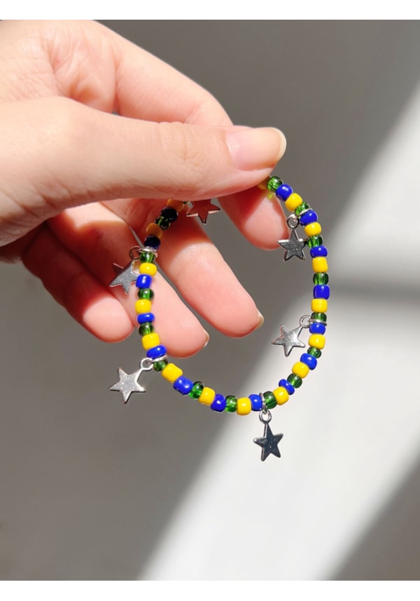 Pulseira Brasil Miçangas