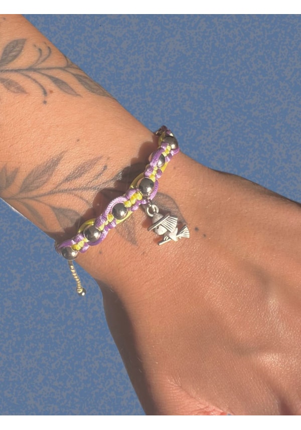 Pulseira Bruxa Voando