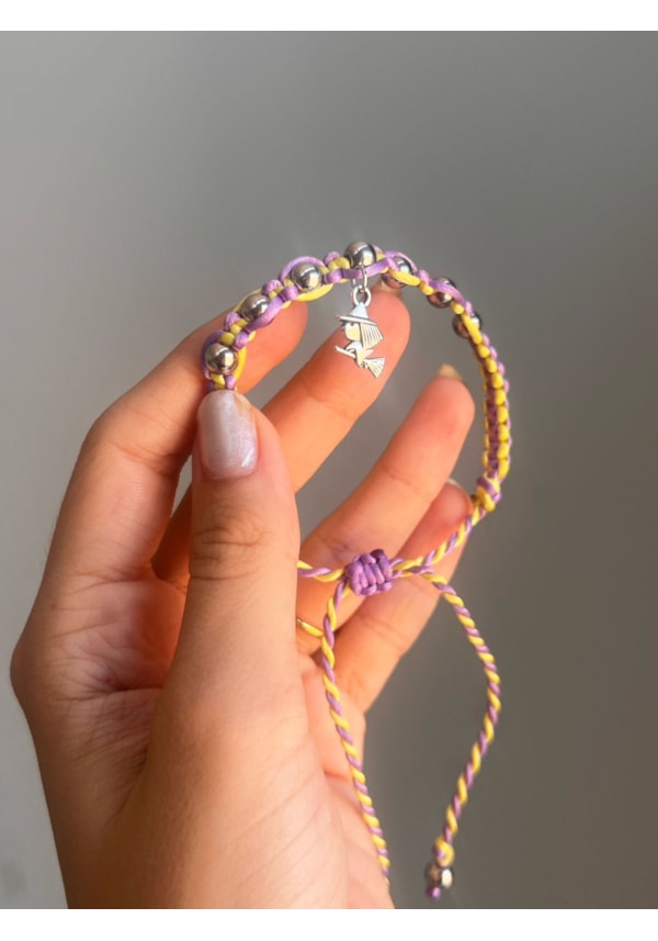 Pulseira Bruxa Voando