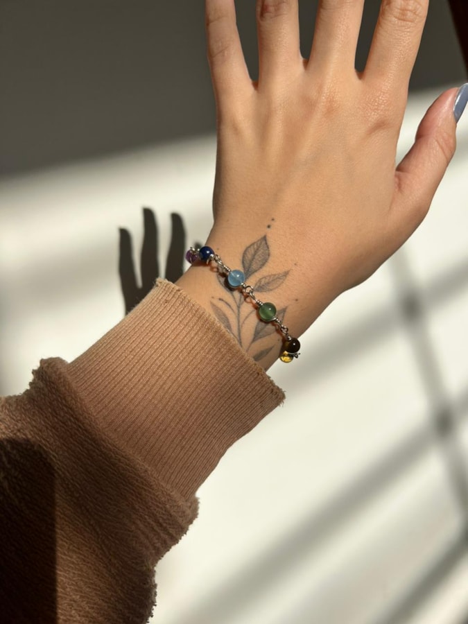 Pulseira Chakras Artesanal — imagem 2